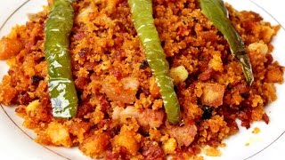 Migas de pan con panceta y chorizo [upl. by Aikemet]