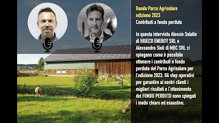 Bando Parco Agrisolare edizione 2023  Contributi a fondo perduto [upl. by Cecil]