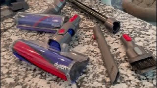 Dyson V8 Absolute Cordless Vacuum review Pet hair test battery life and more [upl. by Trefler768]