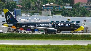 JetBlue This Peacock Can Fly Livery Airbus A320 at Montego Bay Sangster Int’l Airport  MBJMKJS [upl. by Broadbent]