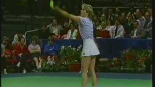 Chris Evert amp Martina Navratilovas 2nd Graphite Racket match 1984 Virginia Slims [upl. by Immanuel683]