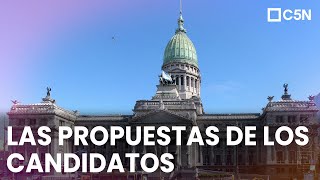 ARGENTINA VOTA las PROPUESTAS de los CANDIDATOS [upl. by Lebna491]