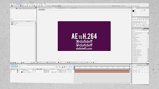 How To Export After Effects CC Project To H264 File [upl. by Samled]