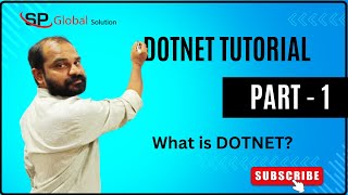 DOTNET Tutorial Part  1  What is DOTNET  DOTNET Basics [upl. by Ailedroc]