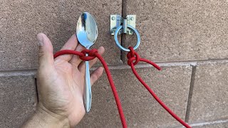 Spoon and TurnLock CLOTHES LINE [upl. by Notyalk]