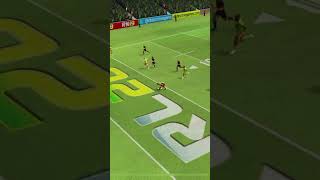 Grubber kicks are on another level shorts rugbyleauge gaming kicker fifa [upl. by Ahseral]