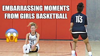 MOST EMBARRASSING MOMENTS OF GIRLS BASKETBALL [upl. by Wootan949]