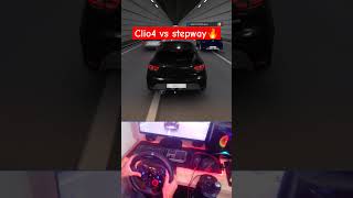 Clio4 VS stepway🔥🔥 music explore live gamers dacia stepway fypage assettocorsa viralvideo [upl. by Latonia]