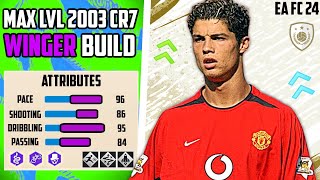 SKILLFUL BEST MAX LEVEL 2003 YOUNG RONALDO WINGER BUILD EA FC 24 Pro Clubs [upl. by Lak]