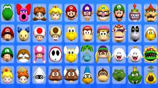 Mario Super Sluggers  All Characters [upl. by Gasperoni147]