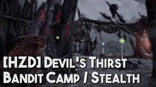 Horizon Zero Dawn Devils Thirst Bandit Camp  Stealth [upl. by Airbmak]