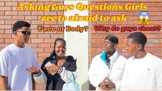 Asking GUYS Questions GIRLS are too Afraid to Ask😱 [upl. by Lladnar]