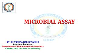 MICROBIAL ASSAY [upl. by Bounds]