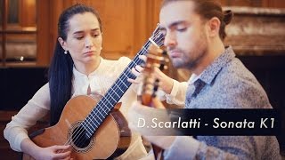 Duo Sempre  D Scarlatti Sonata K1 L366 [upl. by Bautram887]