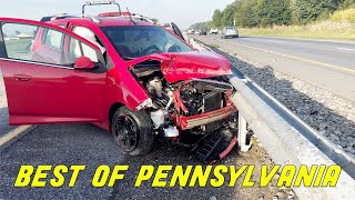 BEST OF PENNSYLVANIA DRIVERS  20 Minutes of Road Rage Accidents Convenient Cop amp More [upl. by Slerahc]