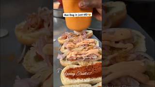 Yummy Hot Dog  hotdog trending viralvideo food cooking kitchen viralshort shorts [upl. by Latrena]