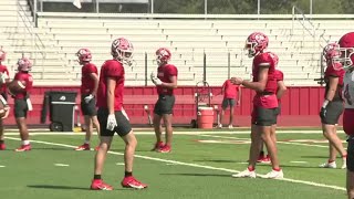 Jourdanton prepares for district opener against Hondo on Friday night [upl. by Ahsuatan]