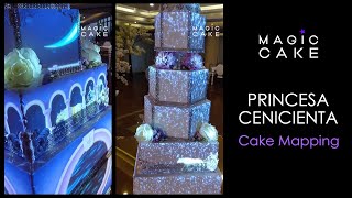 Video Mapping en Pastel de 15 años con motivo Cenicienta [upl. by Saihtam]