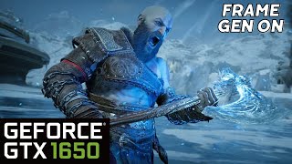 GOD OF WAR RAGNAROK Game Test GTX 1650 Ryzen 5 5600h [upl. by Adhamh]