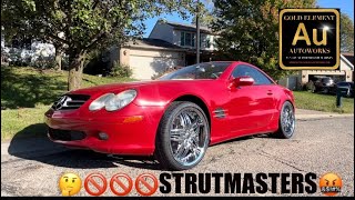 Strutmaster vs Silver’s Neomax Coilovers 👉 2006 Mercedes SL500 R230 Conversion [upl. by Ahsenrad275]