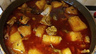 Chal Kumro diye Hanser Mangsho Recipe  Duck Curry Recipe cooking food recipe [upl. by Hackathorn]