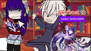 Jjk react to RAIDEN SHOUGEN💜 Genshin impact [upl. by Stacie622]