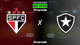 SÃO PAULO X BOTAFOGO AO VIVO  TRANSMISSÃO AO VIVO BRASILEIRÃO 2024 [upl. by Ellevel421]