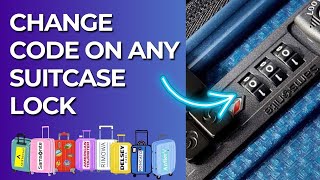 Resetting TSA007 suitcase lock [upl. by Annas]