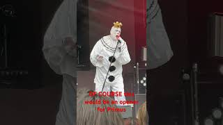 Puddles Pity Party opening for Primus in Pittsburgh metal clown [upl. by Nosnej452]