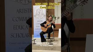 Shes competing in her 4th classical guitar competition in 3 yrs with 8 students in Division 2 [upl. by Peggy]