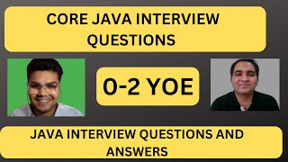 Java Interview Questions  Real Time Interview Questions and Answers [upl. by Anastas]