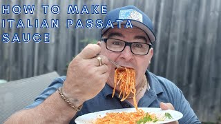 HOW TO MAKE HOMEMADE ITALIAN PASSATA SAUCE [upl. by Apgar]