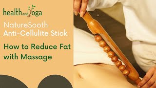 Reduce cellulite fat from thighs and buttocks with massage using NatureSooth Anti Cellulite Stick [upl. by Cynthy]