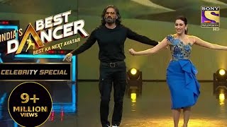 Karisma Kapoor amp Suniel Shettys Magical Dance on Stage  Indias Best Dancer 2  Celebrity Special [upl. by Ahsykal]