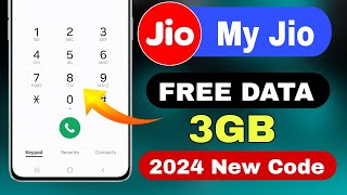 Jio free data 2024  my jio app se free data kaise le  jio 2 gb free data 2024 [upl. by Kitrak]