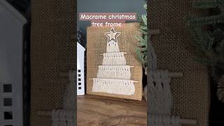 DIY macrame christmas tree  Easy macrame tutorial  macrame christmas ornaments  christmas decor [upl. by Irac]