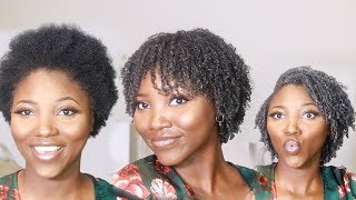 WASH AND GO ROUTINE  TYPE 4 NATURAL HAIR [upl. by Petula974]