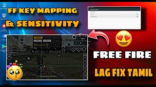 Phoenix Os Free Fire Keymapping amp Sensitivity Tamil  Free Fire Lag Fix Rog Os phoenix phoenixos [upl. by Gmur365]