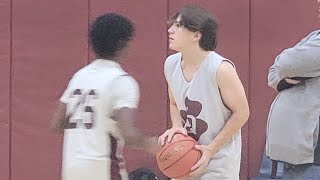 Aquinas Institute Varsity Fall vs Fairport NY Basketball Great Finish [upl. by Mellicent]