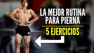 RUTINA EFECTIVA para PIERNAS CUÁDRICEPS en CASA 🍗 Rutina en Tiempo Real [upl. by Doroteya]