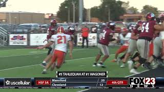 Highlights Wagoners takes down Tahlequah 517 [upl. by Dalpe]