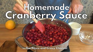 Homemade Cranberry Sauce  2 Delicious Cranberry Sauce Recipes  Thanksgiving Side Dish Recipe [upl. by Michel]