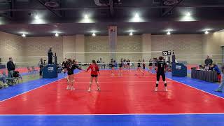 Husky 18 National vs SRVC Storm 18 Game 3 Set 3 Northeast Qualifier Philly 3824 [upl. by Collie]