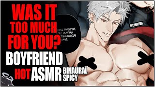 HOT DOMINANT BOYFRIEND ASMR Youre SHAKING Too Much BINAURAL KU100  Boyfriend x Listener SPICY [upl. by Echikson]