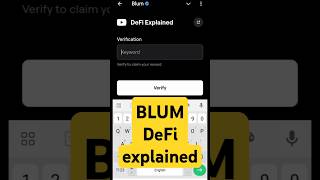 Blum video code of today defi explained blum [upl. by Lyman]