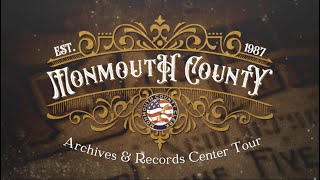 Tour of the Monmouth County Archives and Records Center Division of the County Clerks Office [upl. by Tita734]