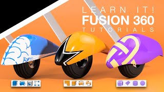 Autodesk Fusion 360  Solid Surface amp Form Modeling Tutorial  RC Airplane Wheel FairingsPants [upl. by Janelle]