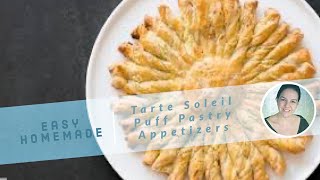 Tarte Soleil recipe with pastry and herb cream cheese [upl. by Hyozo]