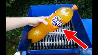 FANTA SHREDDING AMAZING EXPERIMENT [upl. by Nedaj344]