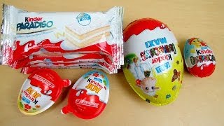 Kinder Paradiso ★ Kinder Joy ★ Kinder Egg Maxi [upl. by Rebna]